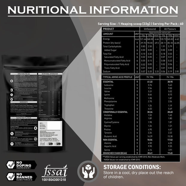 NAKPRO WHEY PLATINUM MANGO 2KG