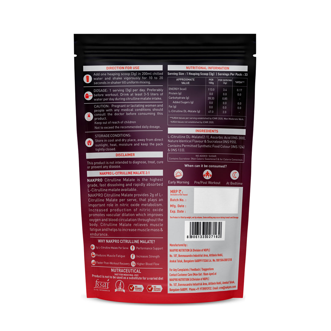 Citrulline Malate | Amino Acid Supplement