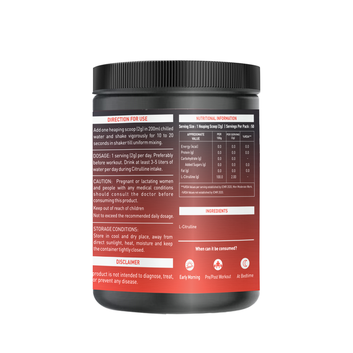 L-Citrulline | Essential Amino Acid (Unflavoured)