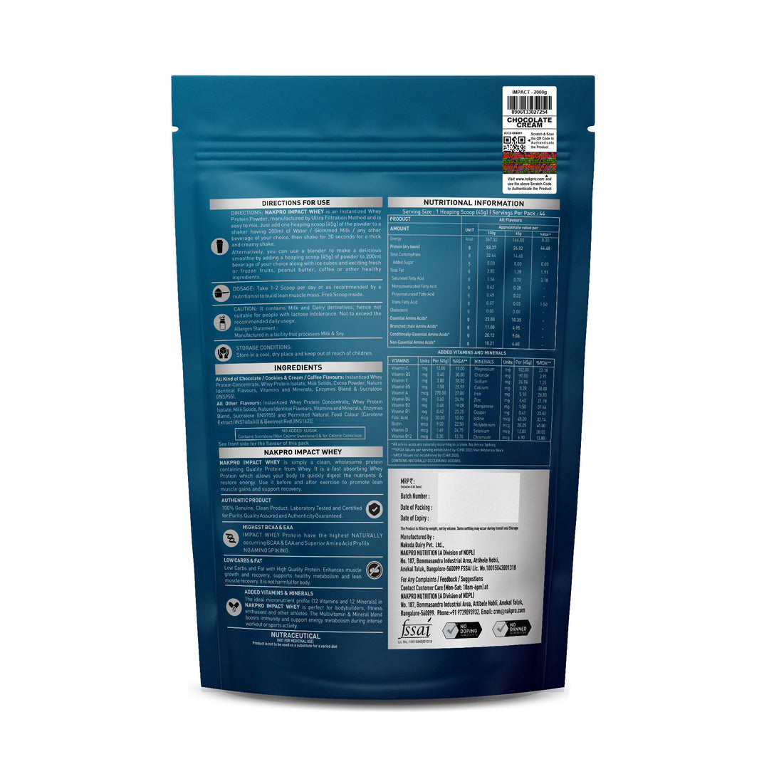 Nakpro Impact Whey Protein Blend