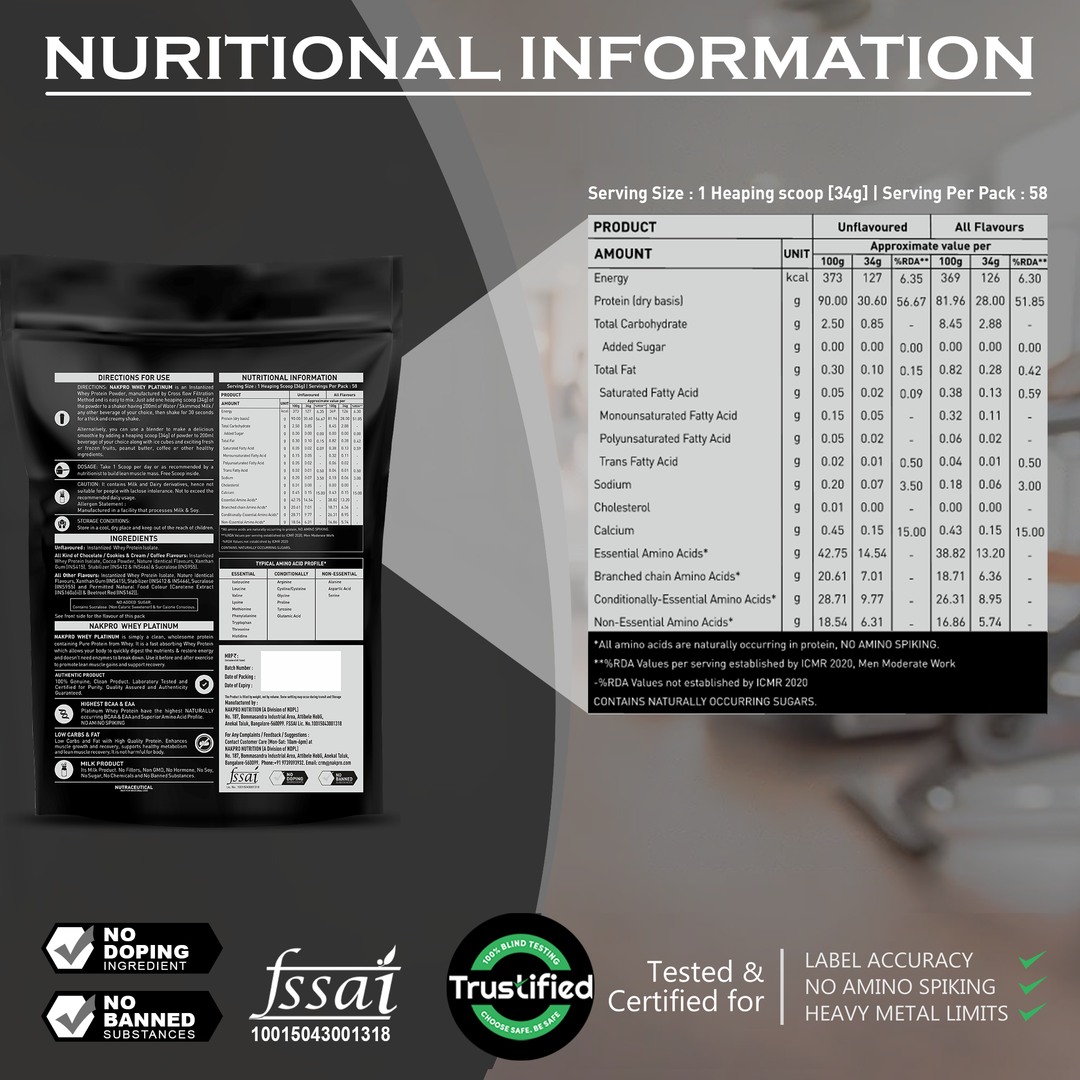 Platinum 100% Whey Protein Isolate (Unflavoured)