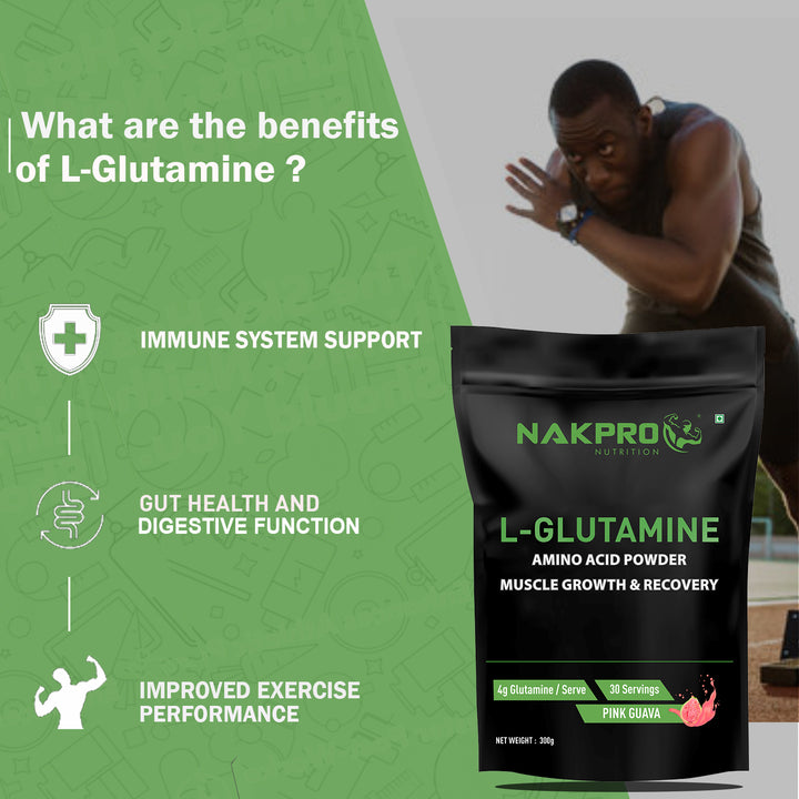 NAKPRO L-GLUTAMINE POWDER