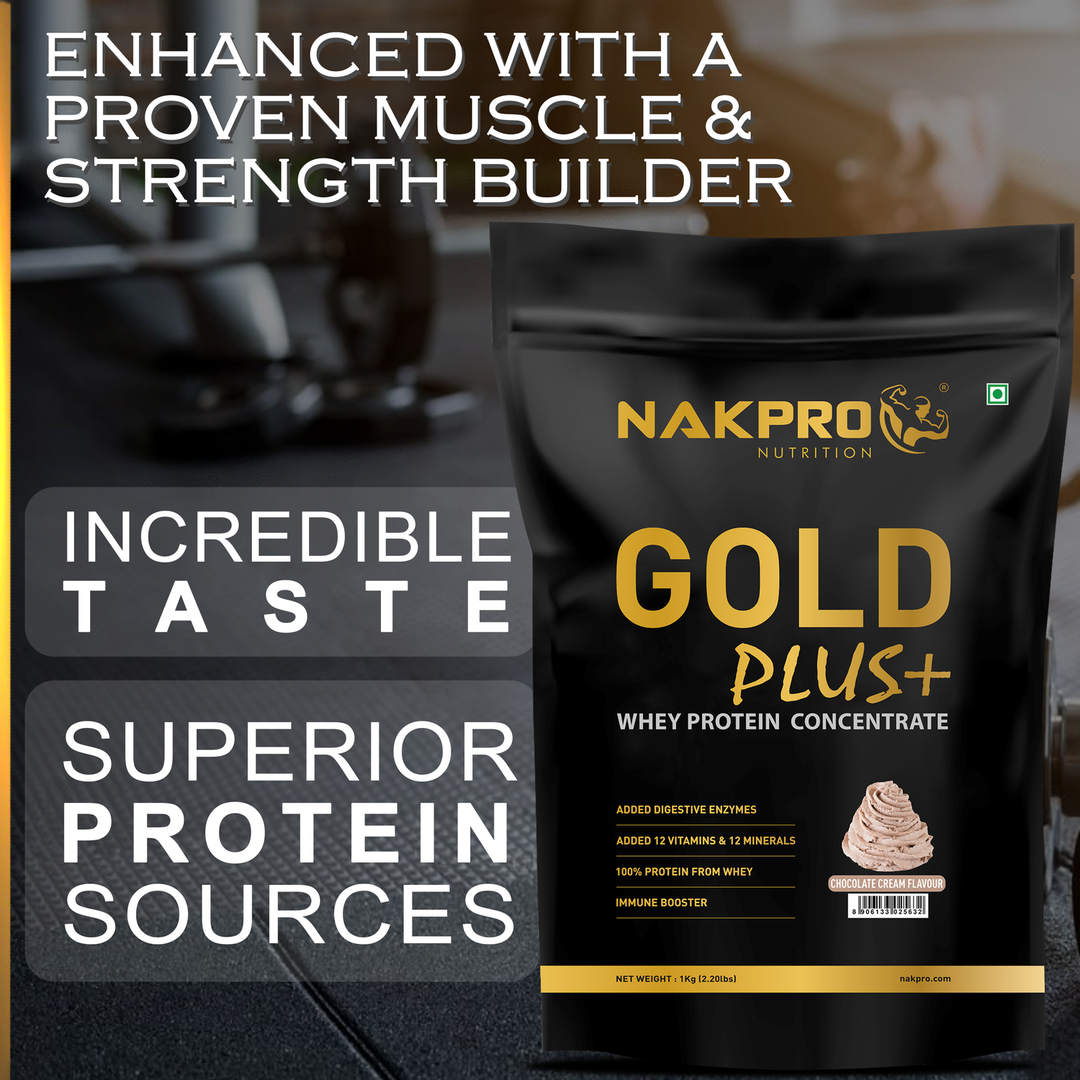 GOLD PLUS+ WHEY PROTEIN CONCENTRATE