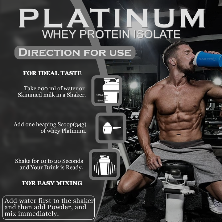 Platinum 100% Whey Protein Isolate