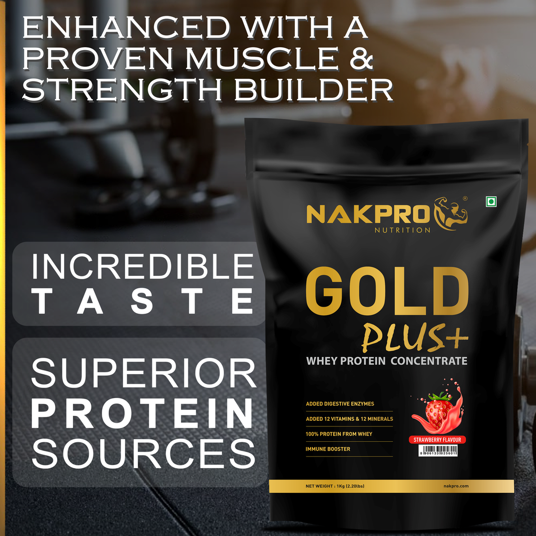 Gold Plus+ Whey Protein Concentrate