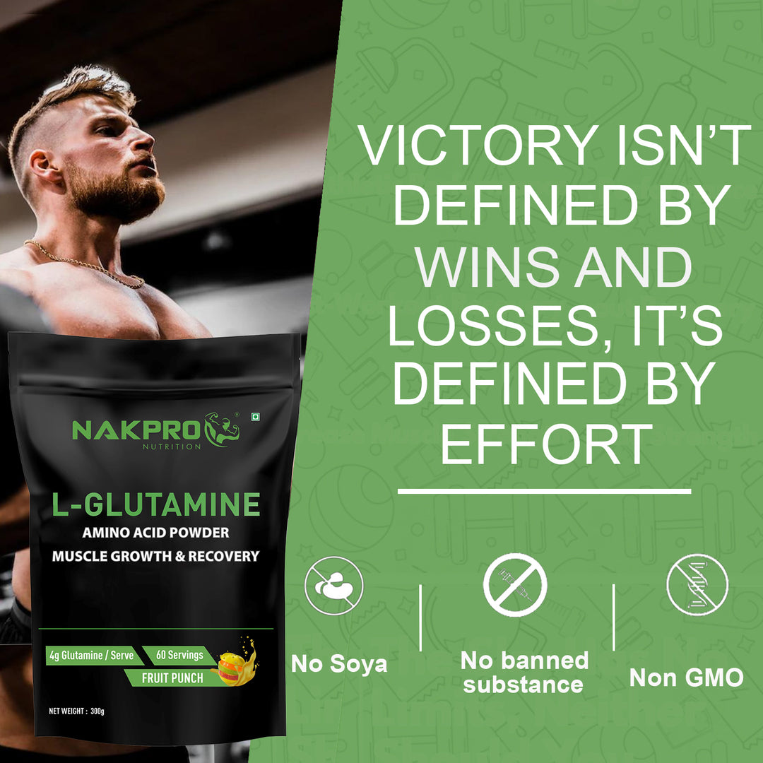 NAKPRO L-GLUTAMINE POWDER