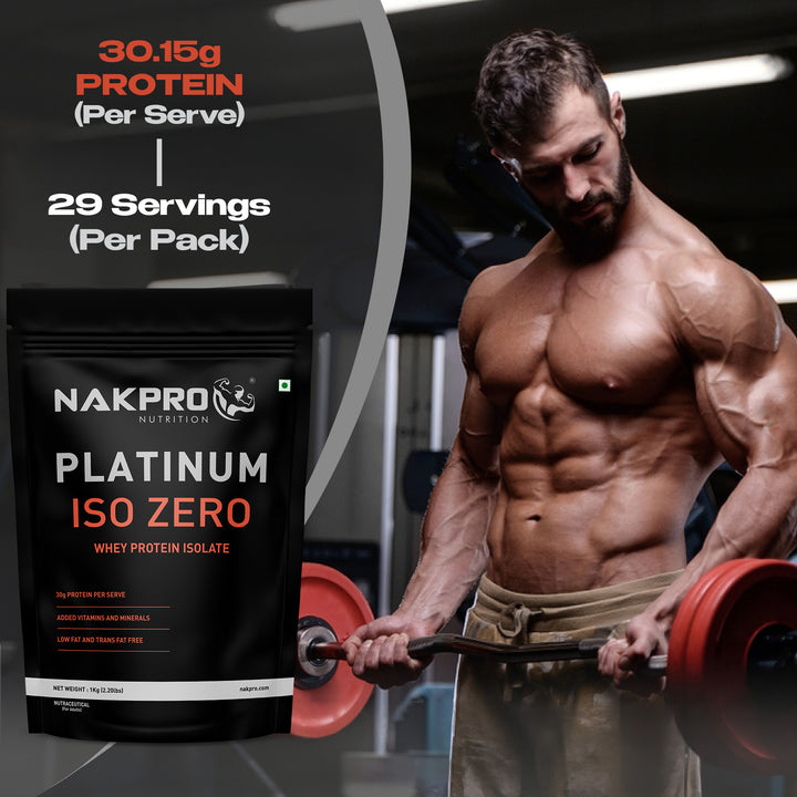 Nakpro Platinum ISO Zero Whey Protein Isolate | 89g Protein