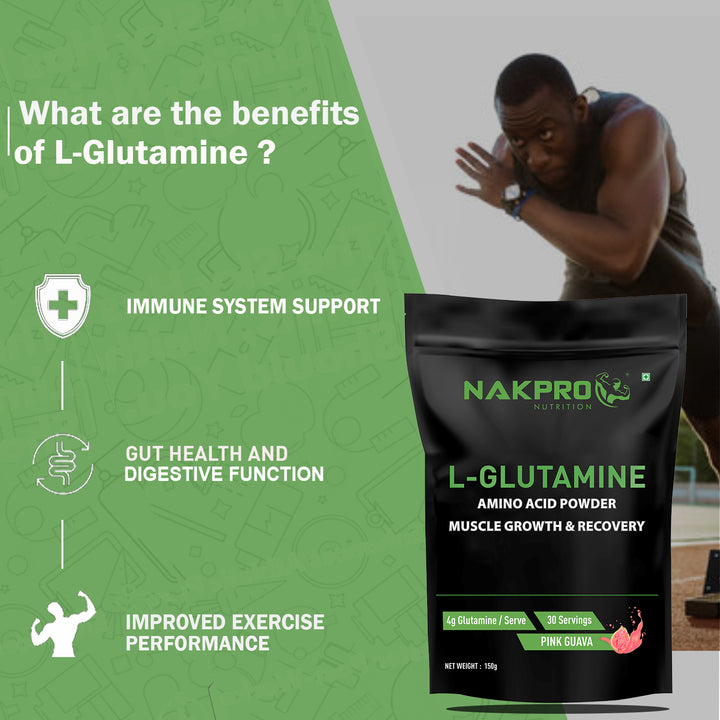 NAKPRO L-GLUTAMINE POWDER