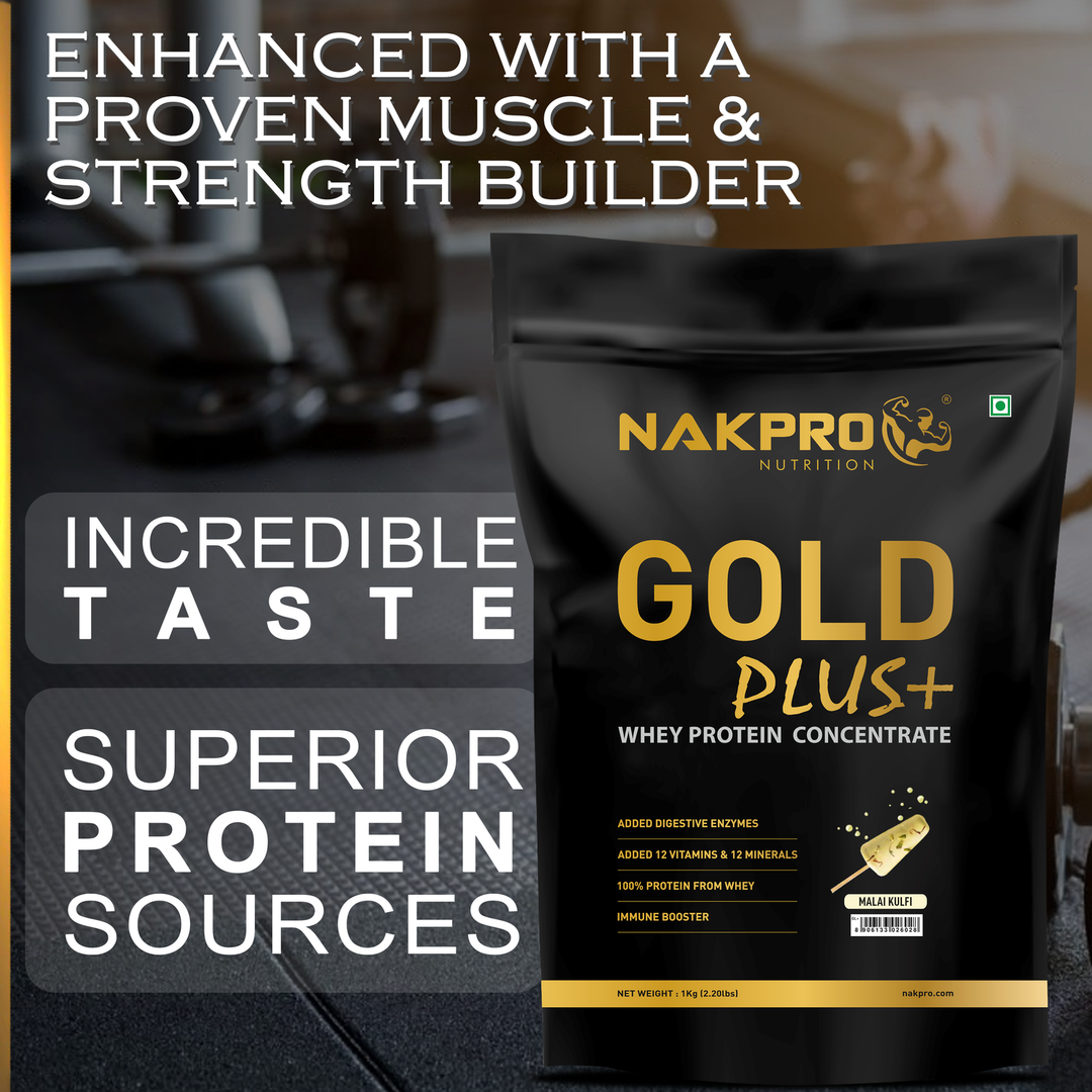 GOLD PLUS+ WHEY PROTEIN CONCENTRATE