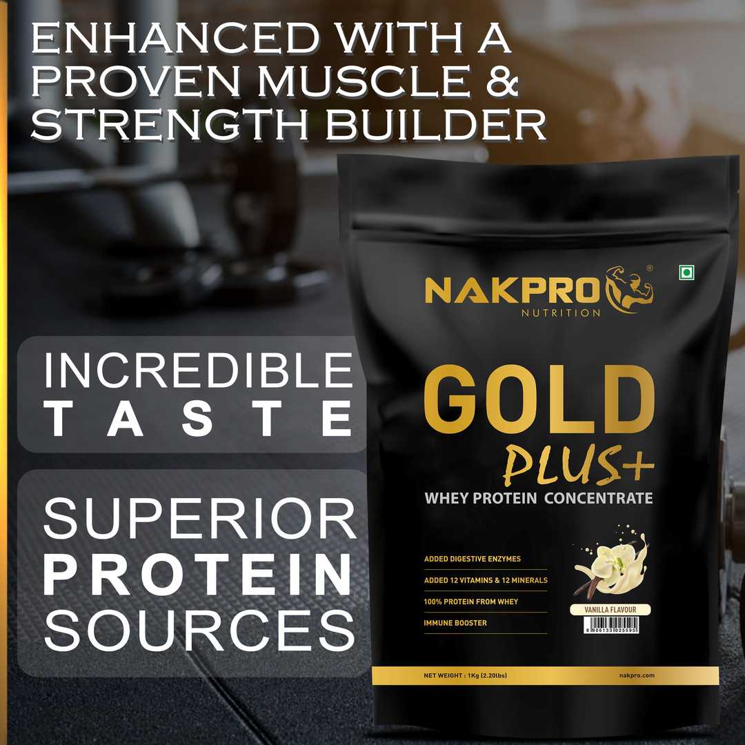 GOLD PLUS+ WHEY PROTEIN CONCENTRATE