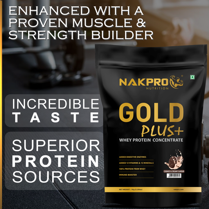 Gold Plus+ Whey Protein Concentrate