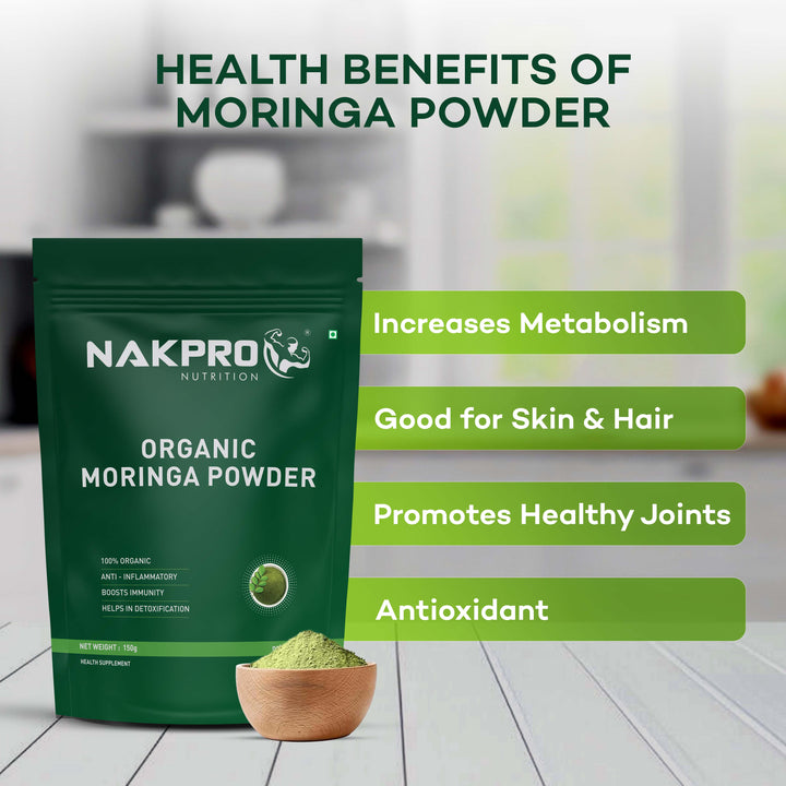 NAKPRO ORGANIC MORINGA LEAF POWDER