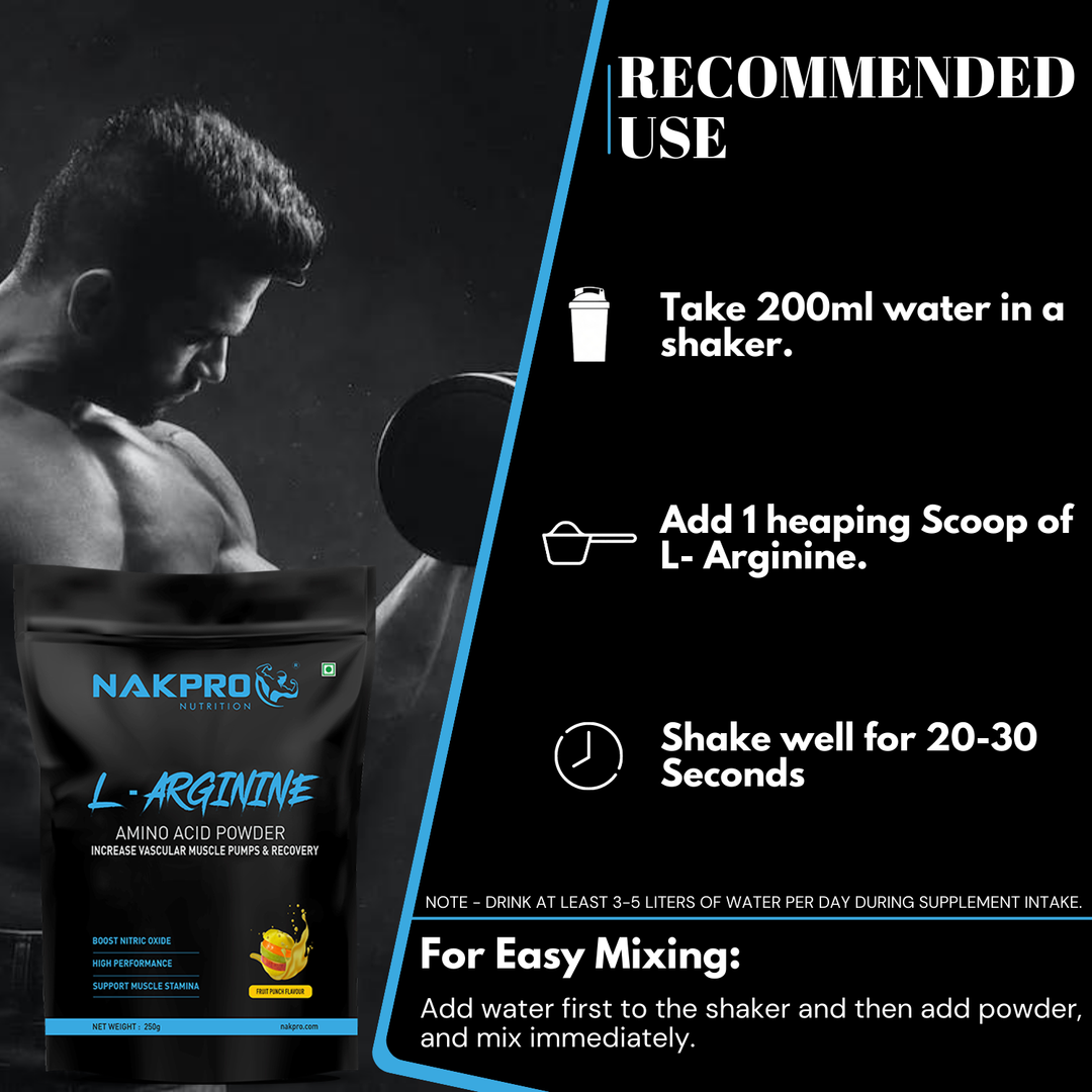 Nakpro L-Arginine | Amino Acid Powder