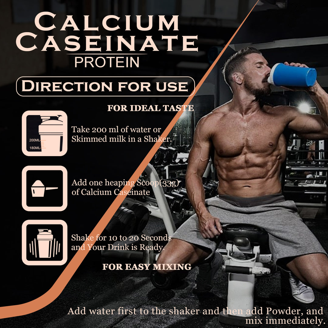 Nakpro Calcium Caseinate Protein Powder | 81g Protein | Slow Release Protein | High Calcium