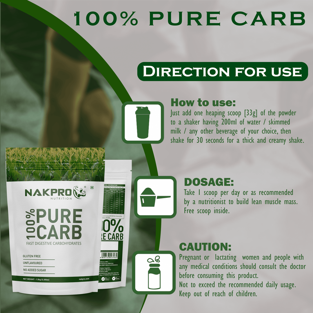 100% Pure Carb | Fast Digestive Carbohydrate