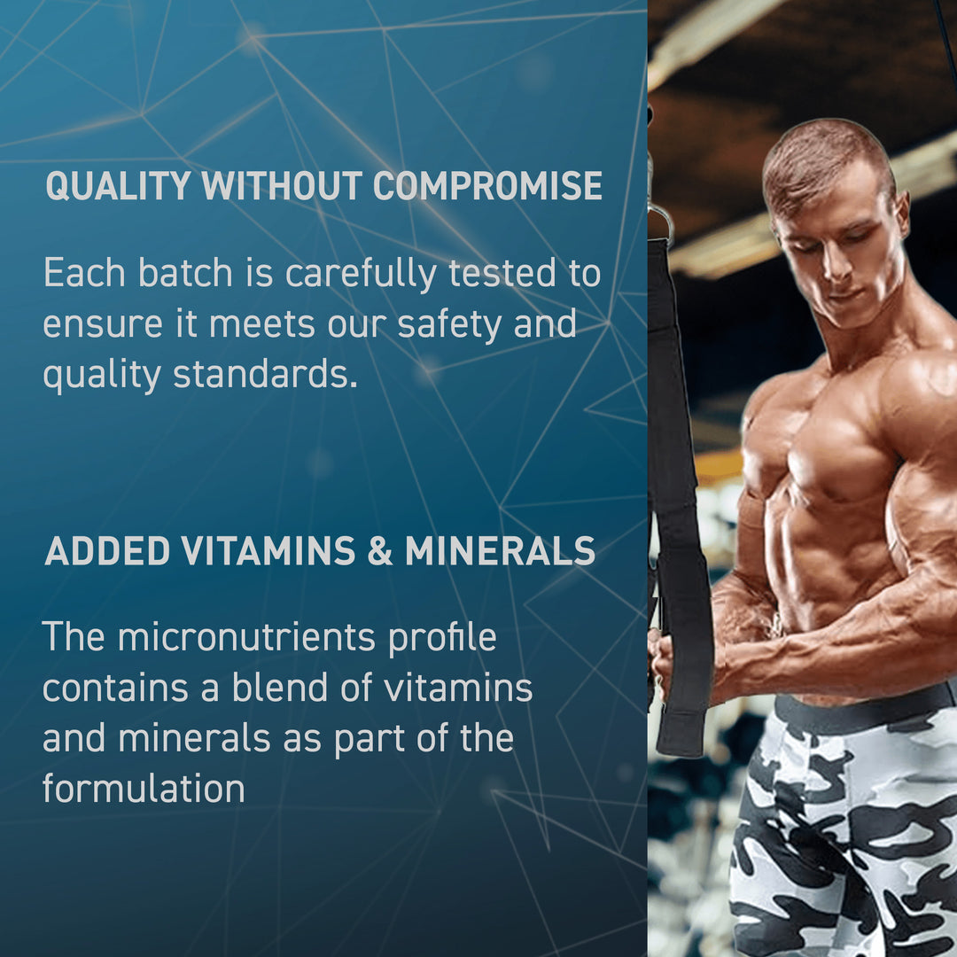 Nakpro Impact Whey Protein | 53g Protein | Whey Isolate & Concentrate Blend | Added Enzymes & Vitamins | Trustified Certified