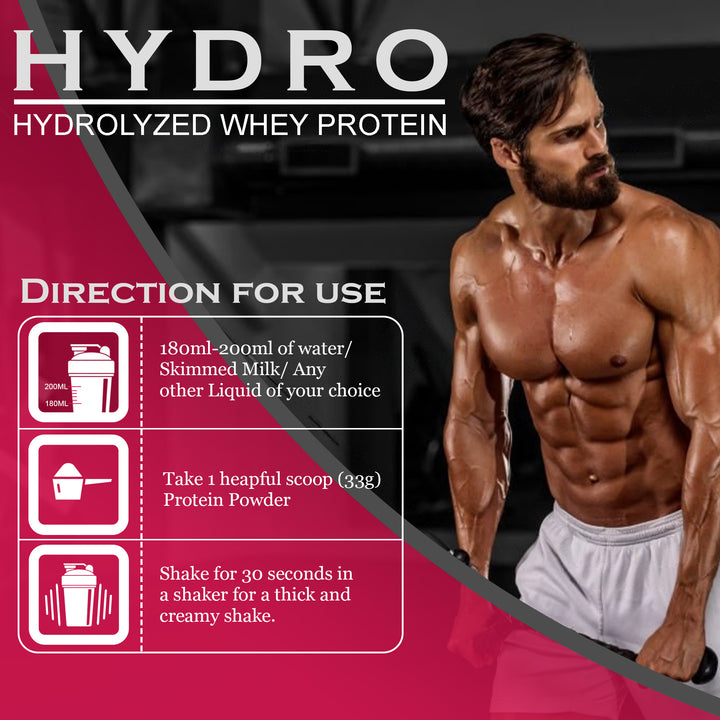 Nakpro Whey Hydro Whey Protein Hydrolysate | 75g Protein | Premium Whey Protein