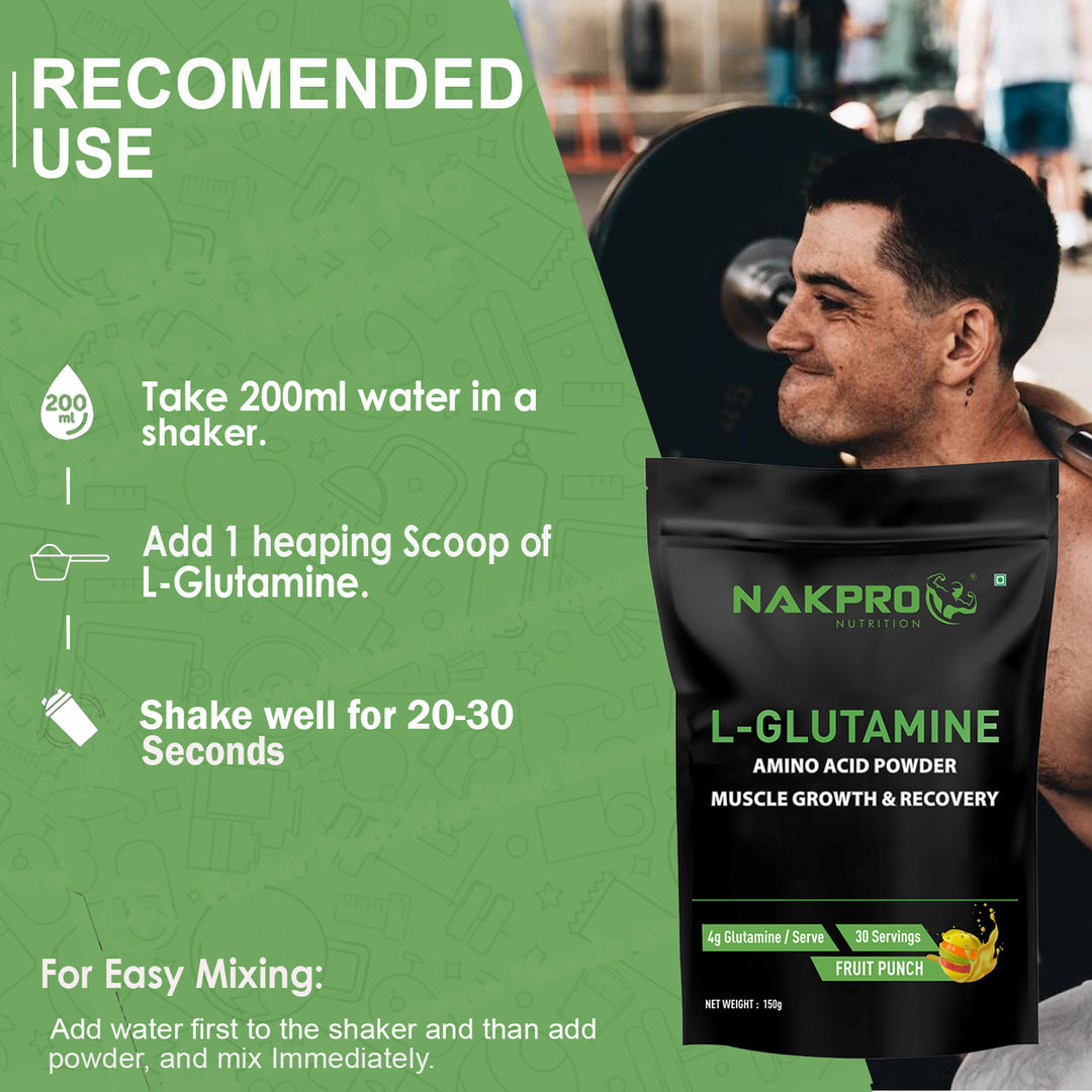 NAKPRO L-GLUTAMINE POWDER