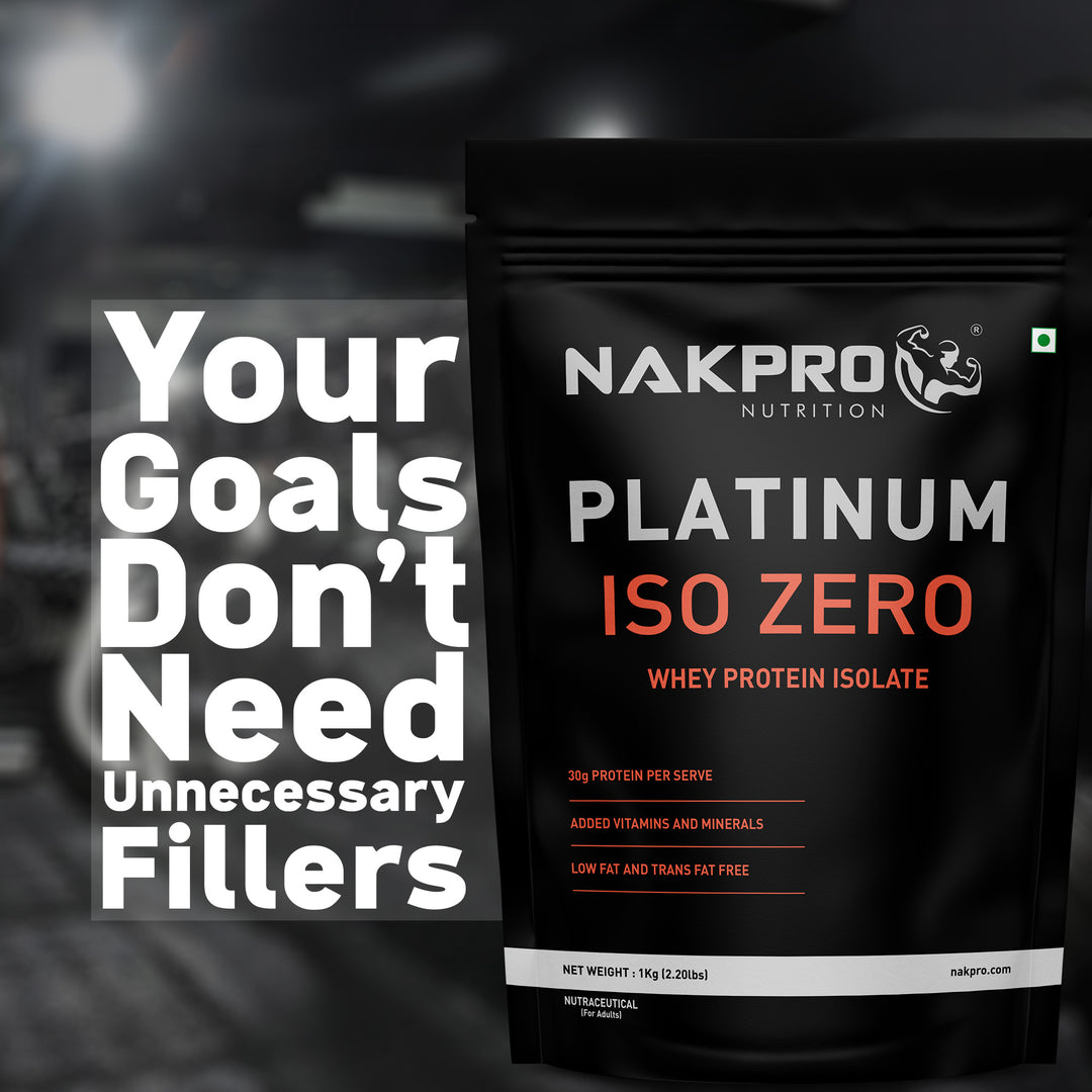 Nakpro Platinum ISO Zero Whey Protein Isolate | 89g Protein