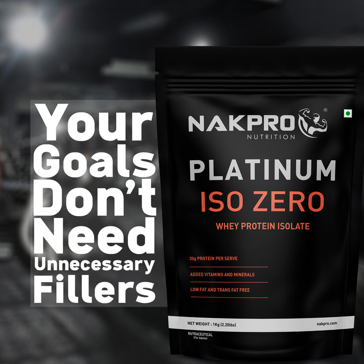 Nakpro Platinum ISO Zero Whey Protein Isolate | 89g Protein