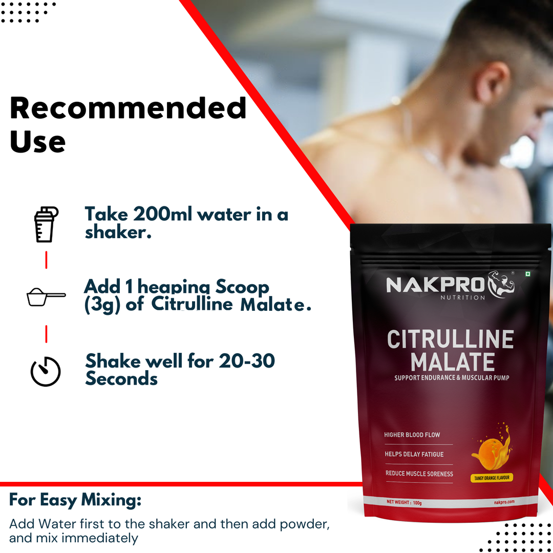 NAKPRO CITRULLINE MALATE POWDER