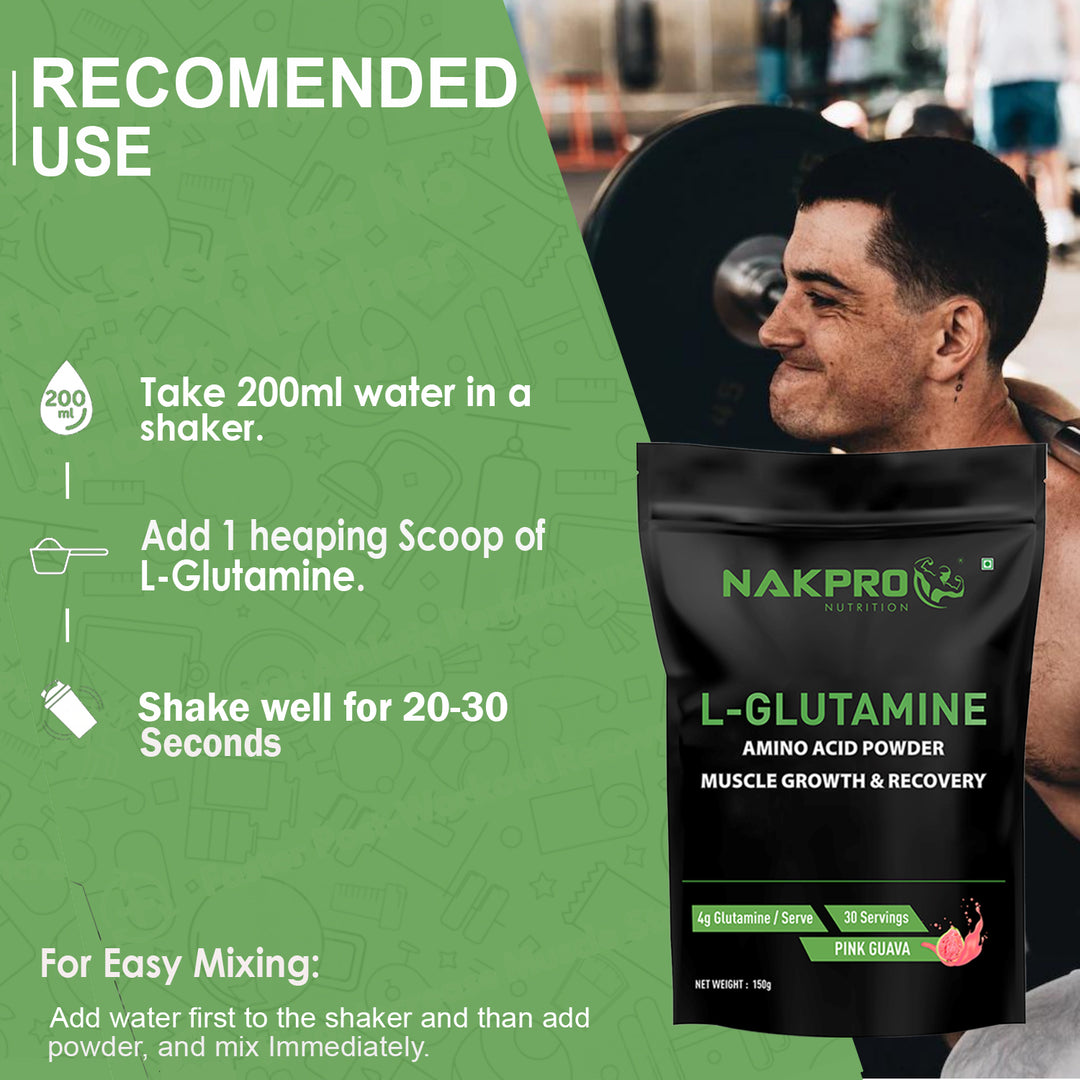 NAKPRO L-GLUTAMINE POWDER