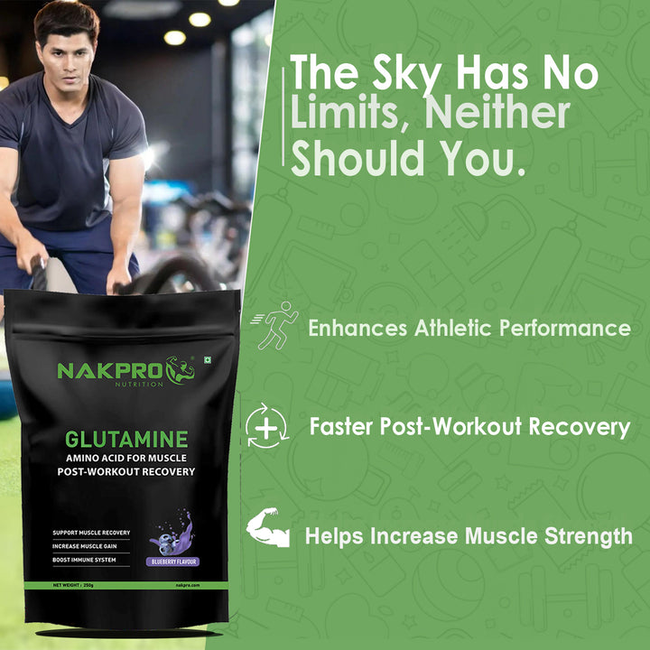 NAKPRO L-GLUTAMINE POWDER