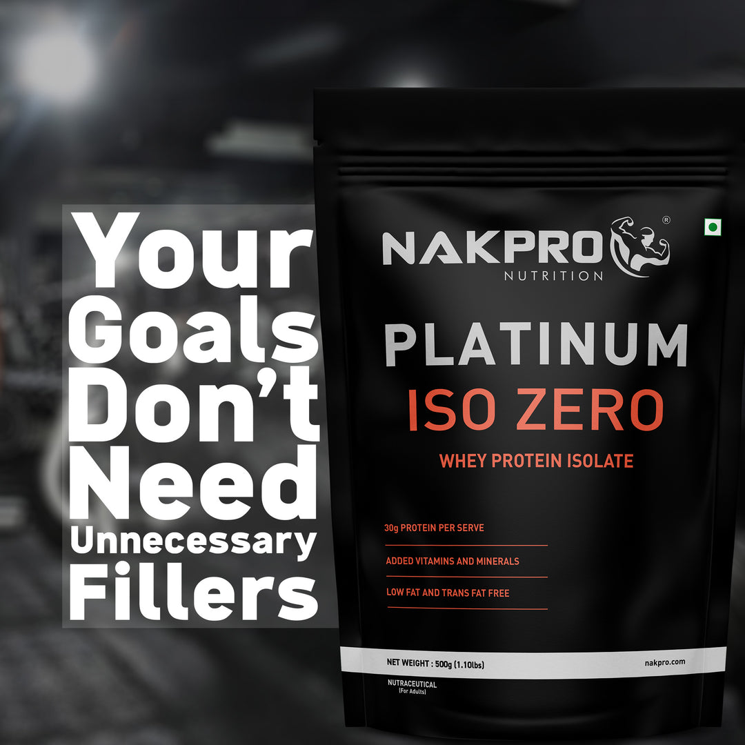 Nakpro Platinum ISO Zero Whey Protein Isolate | 89g Protein