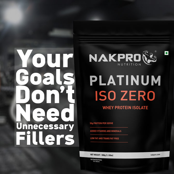 Nakpro Platinum ISO Zero Whey Protein Isolate | 89g Protein