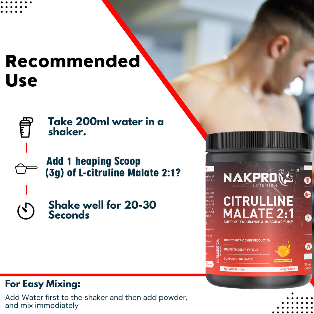 NAKPRO CITRULLINE MALATE POWDER