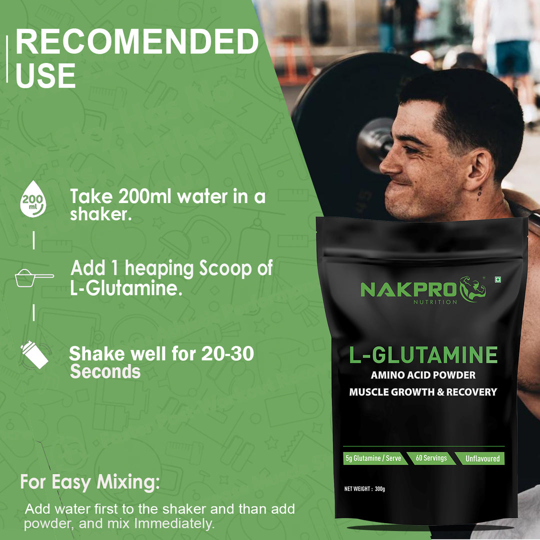 NAKPRO L-GLUTAMINE POWDER