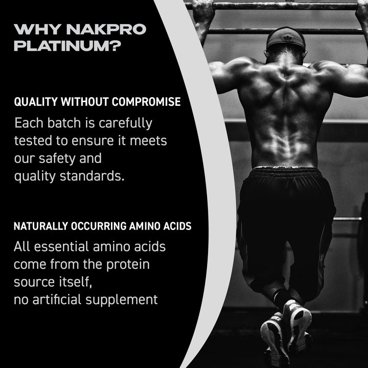 Nakpro Platinum 100% Whey Protein Isolate | 82g Protein | Trustified Certified