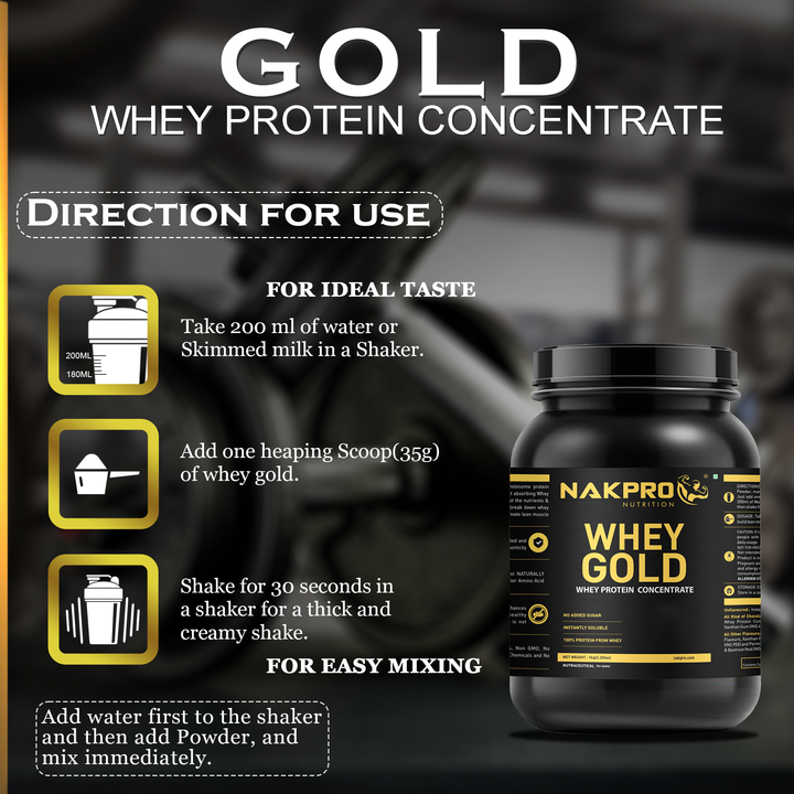 WHEY GOLD | Whey Protein Concentrate