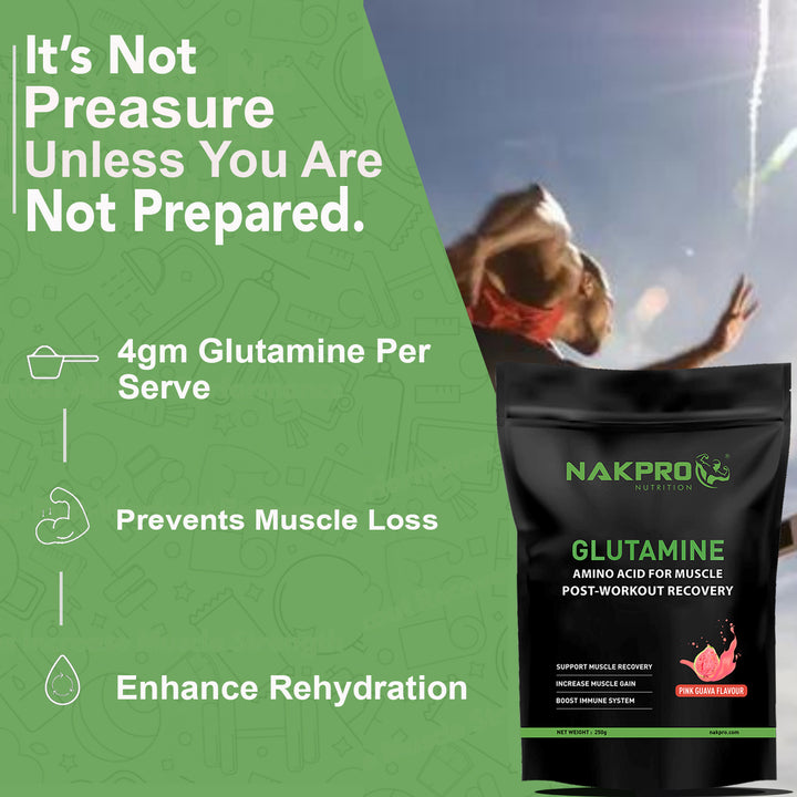 NAKPRO L-GLUTAMINE POWDER