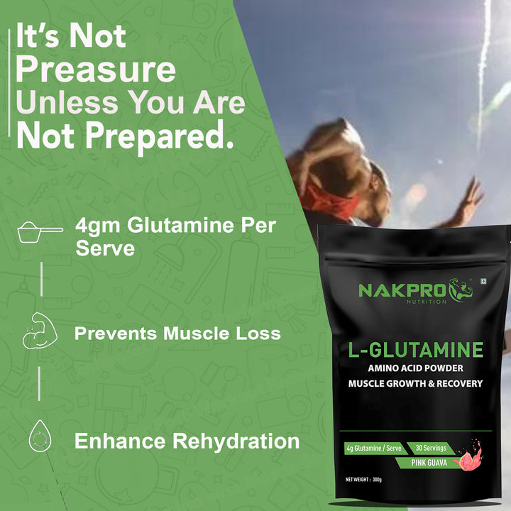 NAKPRO L-GLUTAMINE POWDER