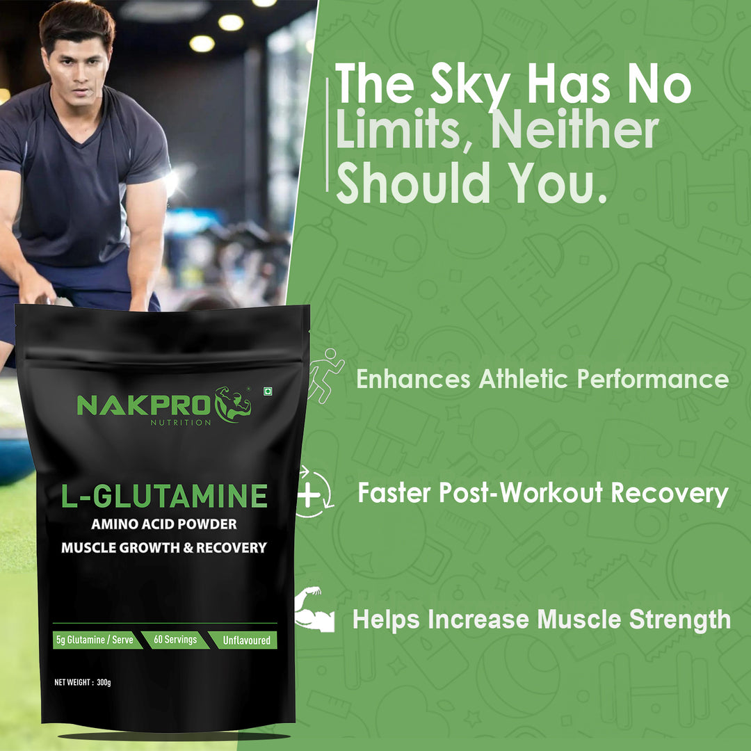 NAKPRO L-GLUTAMINE POWDER