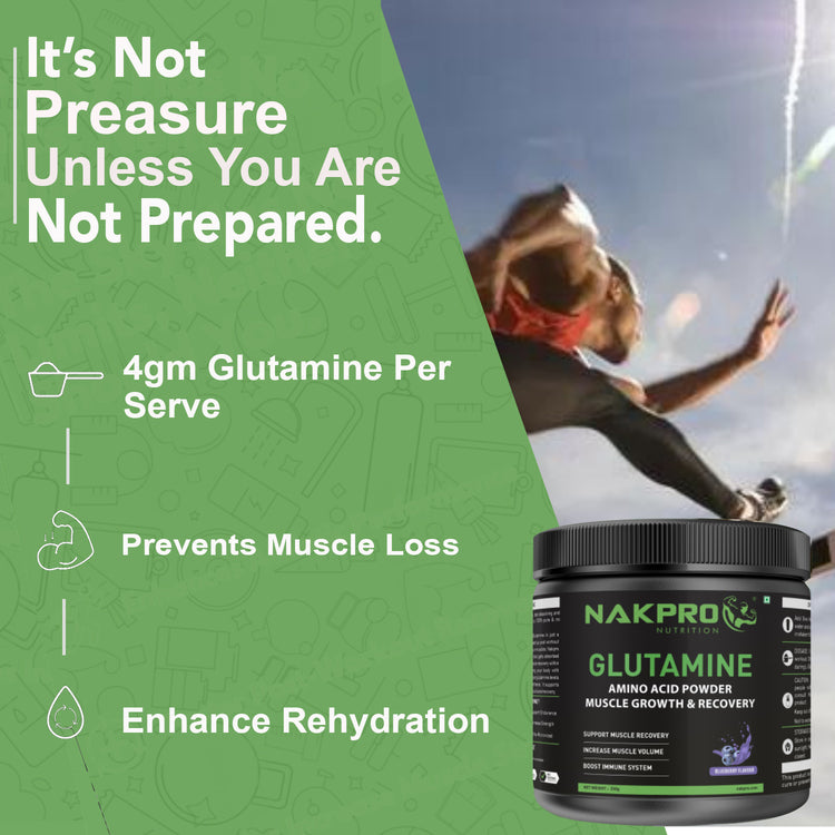 NAKPRO L-GLUTAMINE POWDER