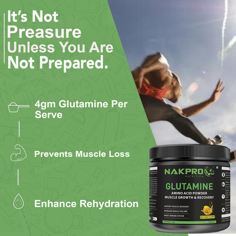 NAKPRO L-GLUTAMINE POWDER