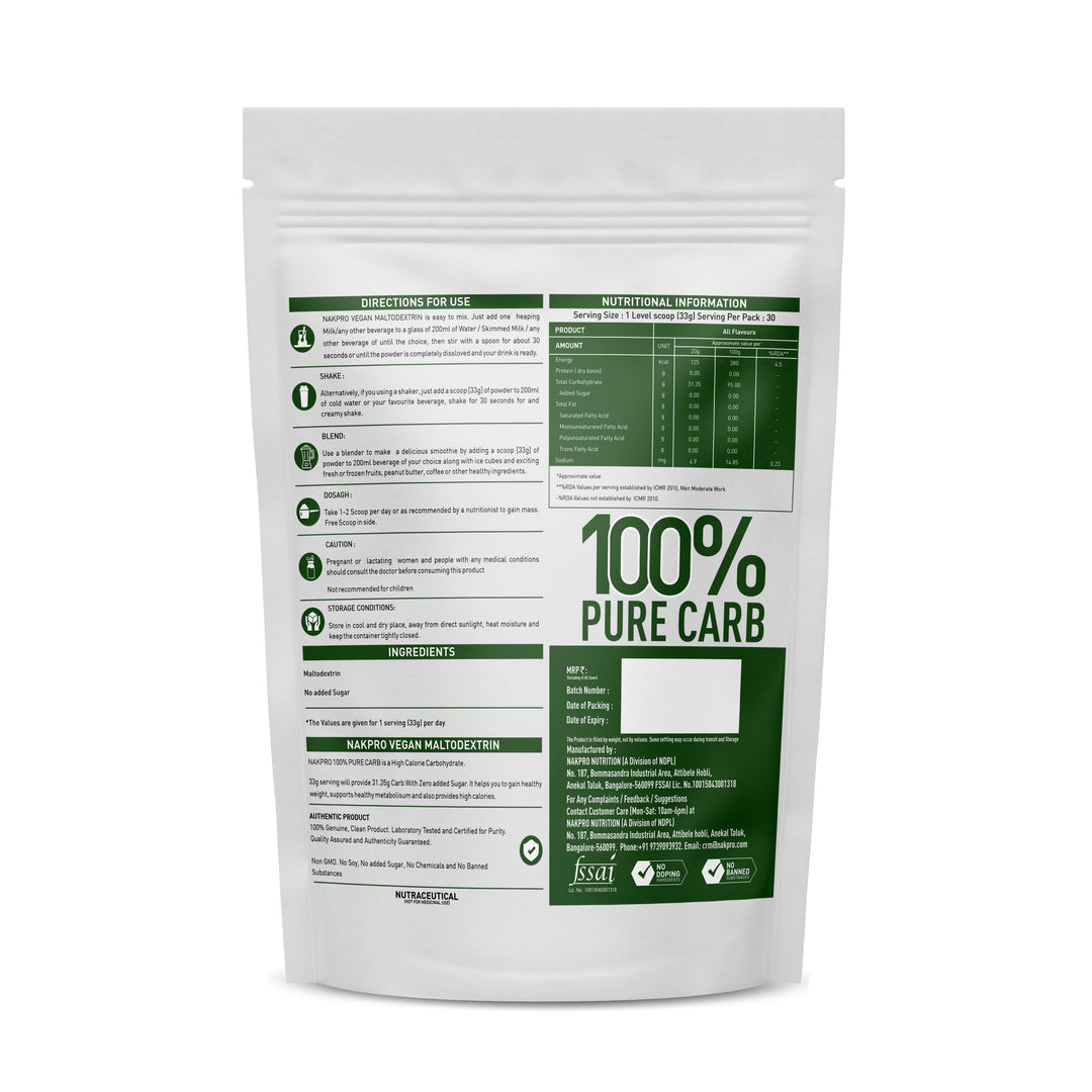 100% Pure Carb | Fast Digestive Carbohydrate