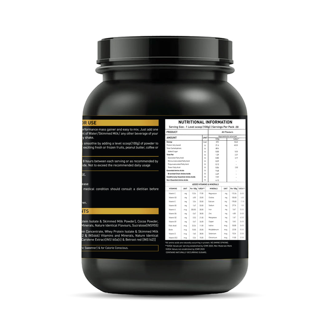 Gold Mass Gainer | High Protein Mass Gainer