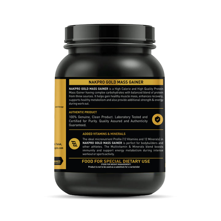 Gold Mass Gainer | High Protein Mass Gainer