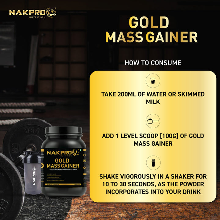 Gold Mass Gainer | High Protein Mass Gainer