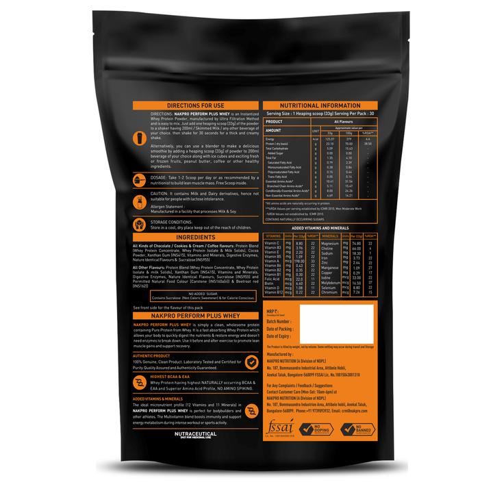 PERFORM PLUS+ Whey Protein Concentrate