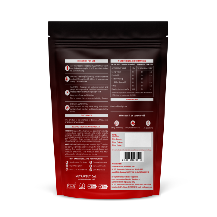 Micronized Creatine Monohydrate