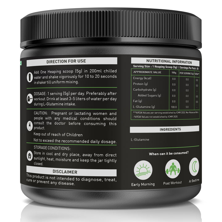 L-Glutamine | Essential Amino Acid (Unflavoured)