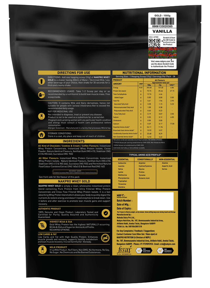 Whey Gold Whey Protein Blend