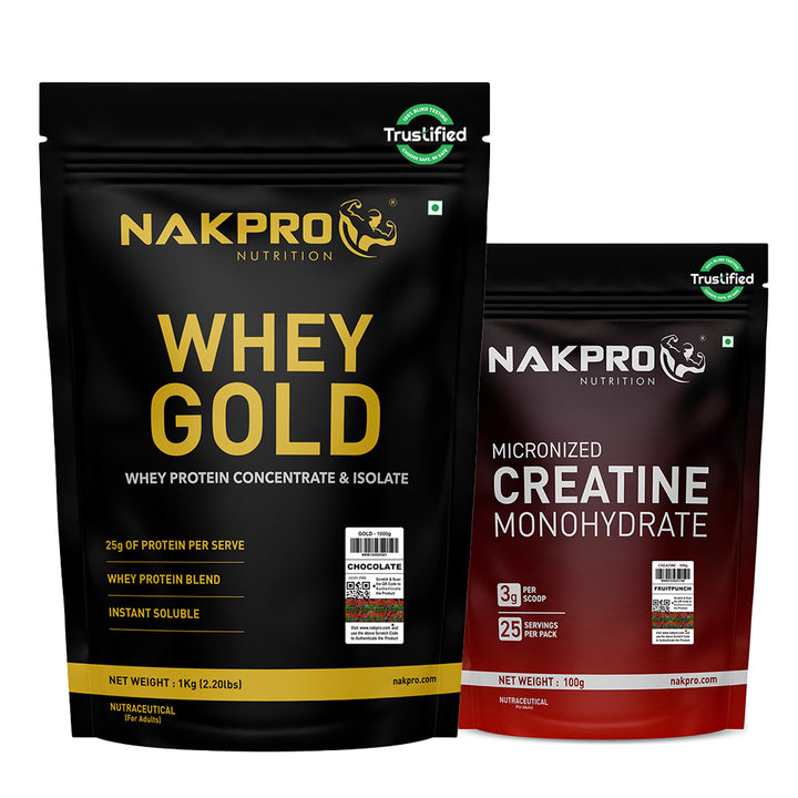 Nakpro Whey Gold Whey Protein Blend | 73g Protein | Whey Isolate & Concentrate Blend