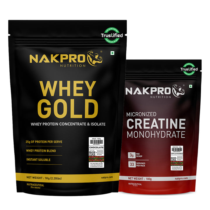 Nakpro Whey Gold Whey Protein Blend | 73g Protein | Whey Isolate & Concentrate Blend