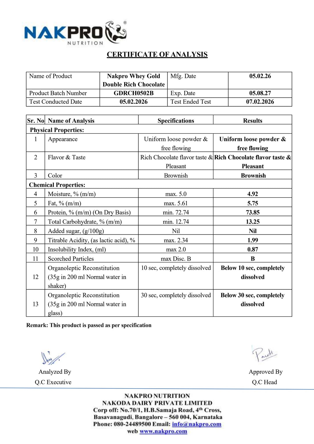 Whey Gold Whey Protein Blend