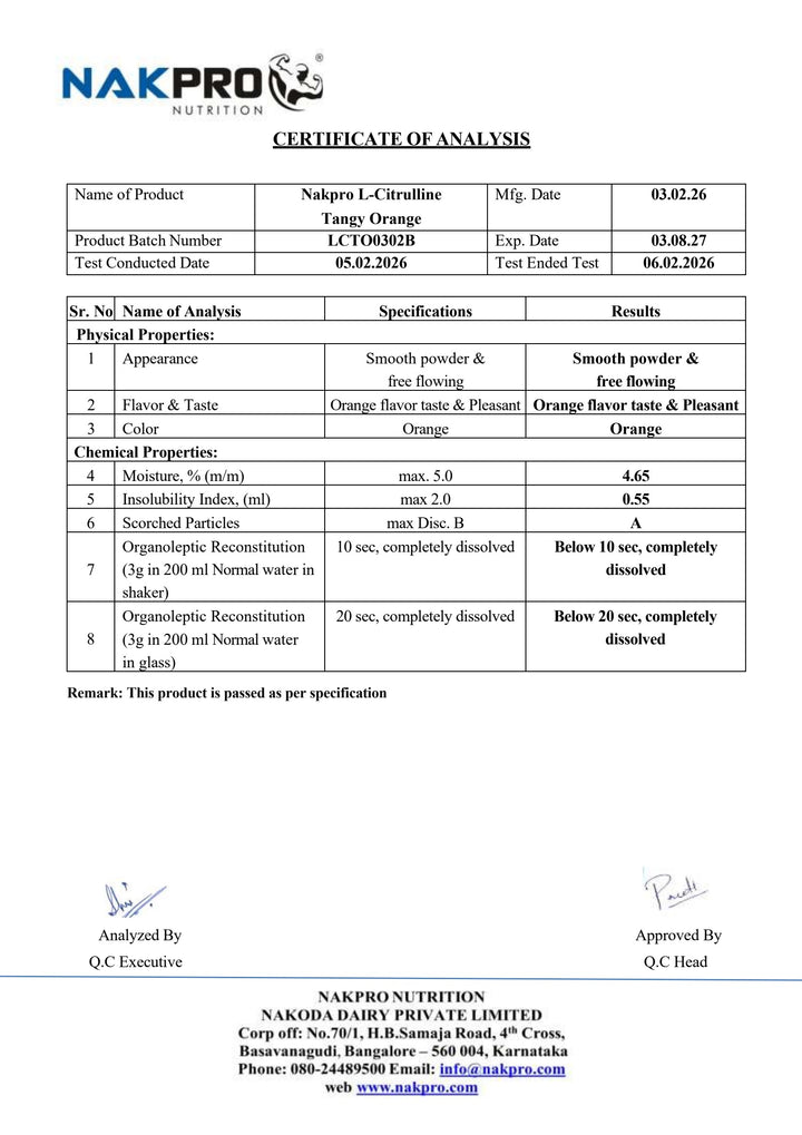 L-Citrulline | Essential Amino Acid